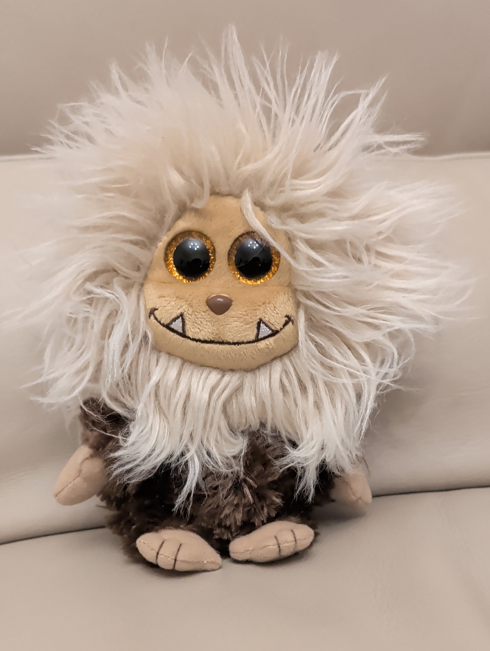 TY Frizzys Zinger plush features shaggy Faux Fur Monster Toy
